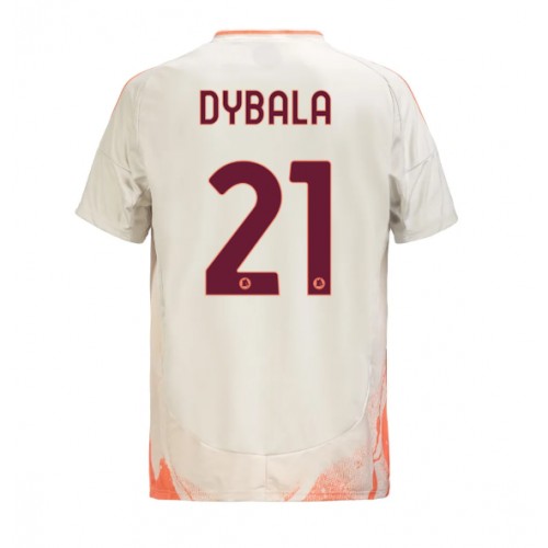 Fotballdrakt Herre AS Roma Paulo Dybala #21 Bortedrakt 2024-25 Kortermet